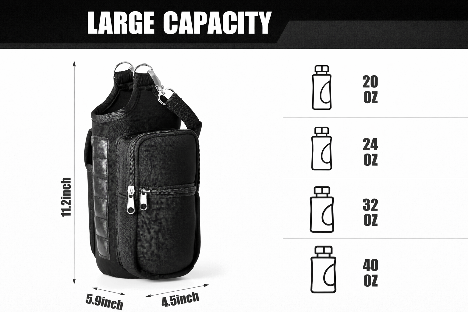 SafeSip- Gym Water Bottle Holder